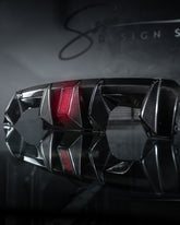 Carbon Fiber Rear Diffuser With Brake Lights - G80 M3 / G82 M4 - SSR Performance